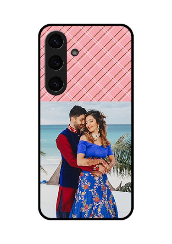 Galaxy S25 Plus 5G Custom Glass Phone CaseTogether Forever Design