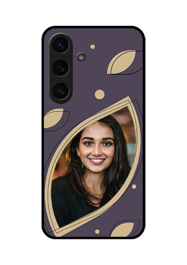 Galaxy S25 Plus 5G Custom Glass Phone CaseFalling Leaf Design