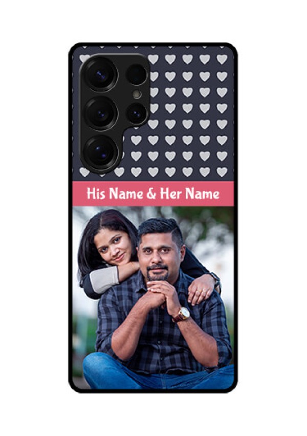 Galaxy S25 Ultra 5G Custom Glass Phone CaseLove Symbols Design