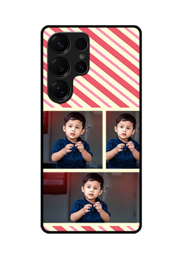 Galaxy S25 Ultra 5G Custom Glass Phone CasePicture Upload Mobile Case Design