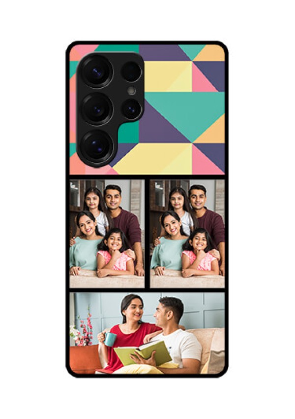 Galaxy S25 Ultra 5G Custom Glass Phone CaseBulk Pic Upload Design