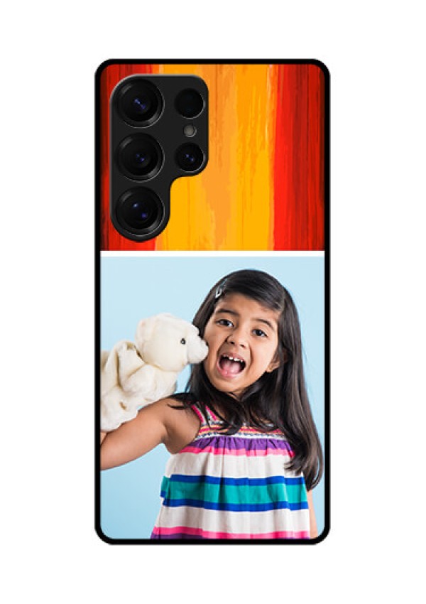 Galaxy S25 Ultra 5G Custom Glass Phone CaseMulti Color Design