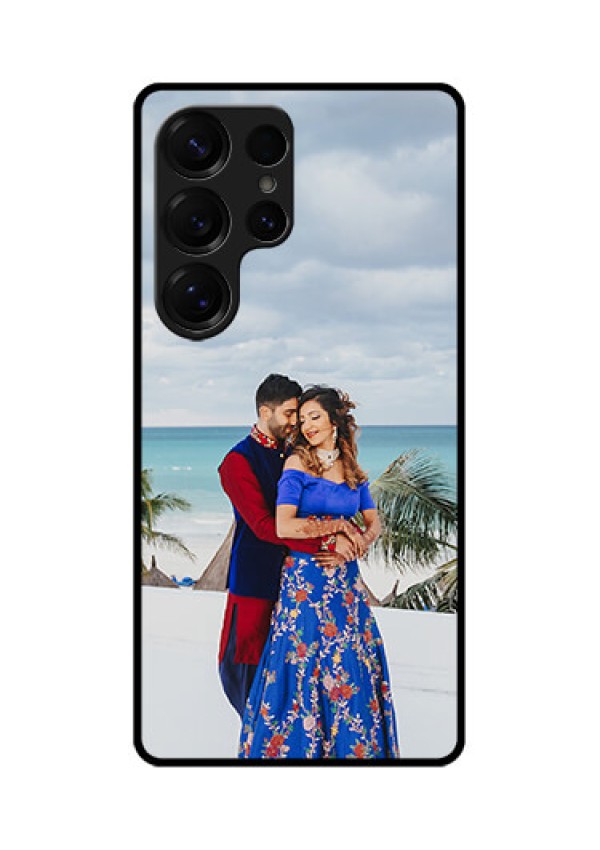 Galaxy S25 Ultra 5G Custom Glass Phone CaseUpload Full Picture Design