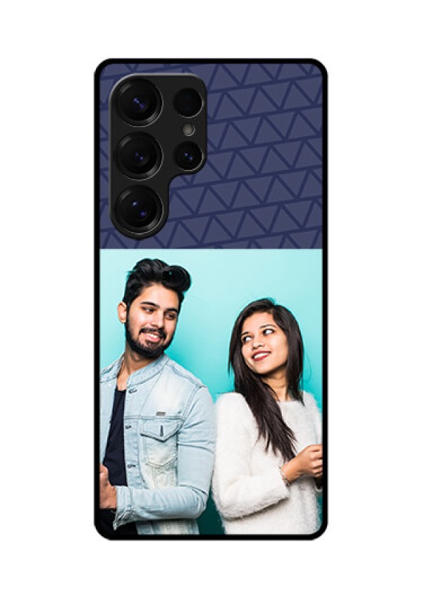 Galaxy S25 Ultra 5G Custom Glass Phone CaseWith Best Friends Design