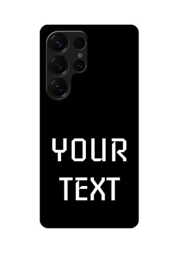 Galaxy S25 Ultra 5G Custom Glass Phone CaseYour Name Design
