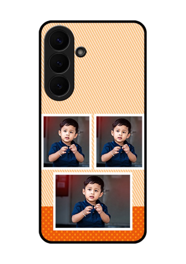 Samsung Galaxy S26 Plus 5G Custom Glass Phone Case - Bulk Photos Upload Design