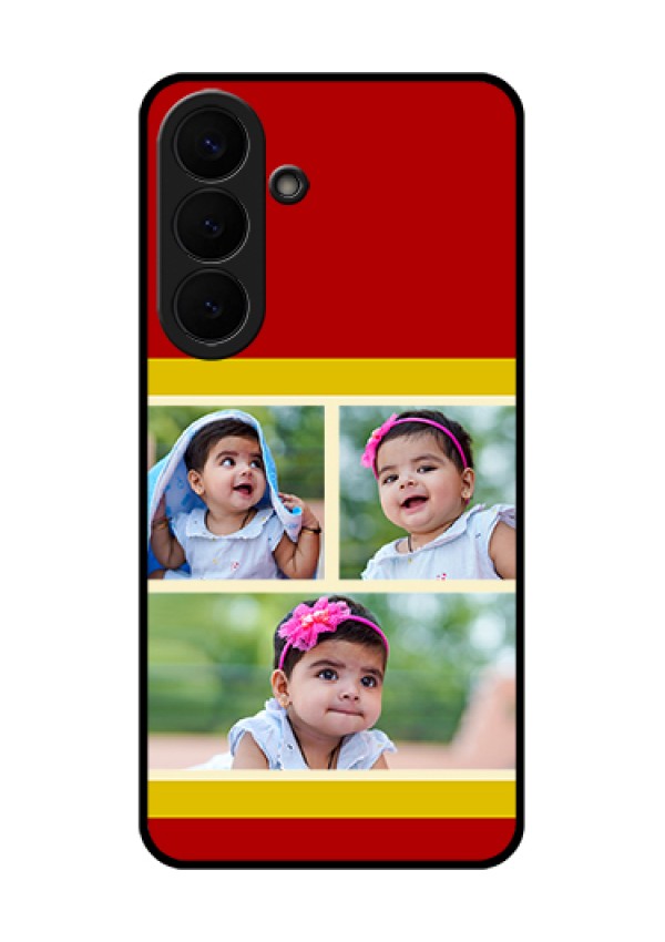 Samsung Galaxy S26 Plus 5G Custom Glass Phone Case - Multiple Pic Upload Design