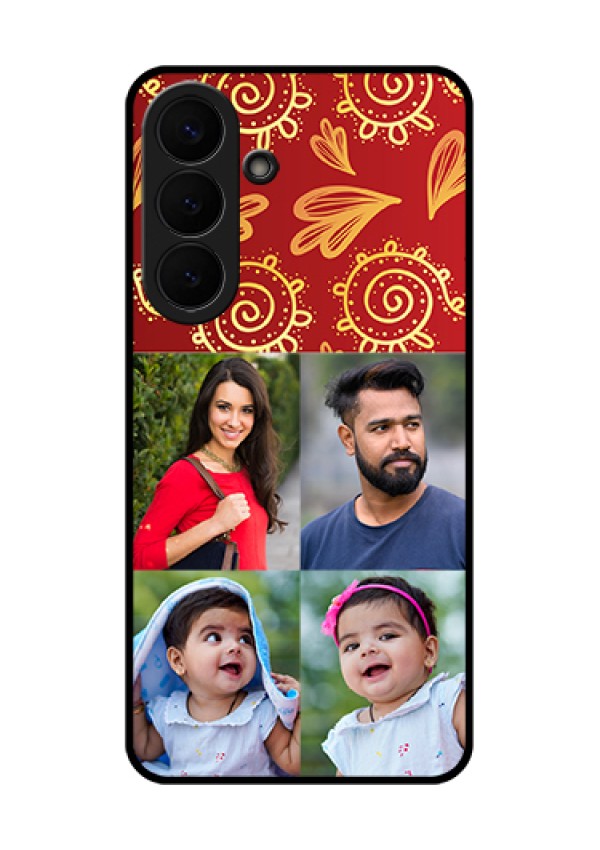Samsung Galaxy S26 Plus 5G Custom Glass Phone Case - 4 Image Traditional Design