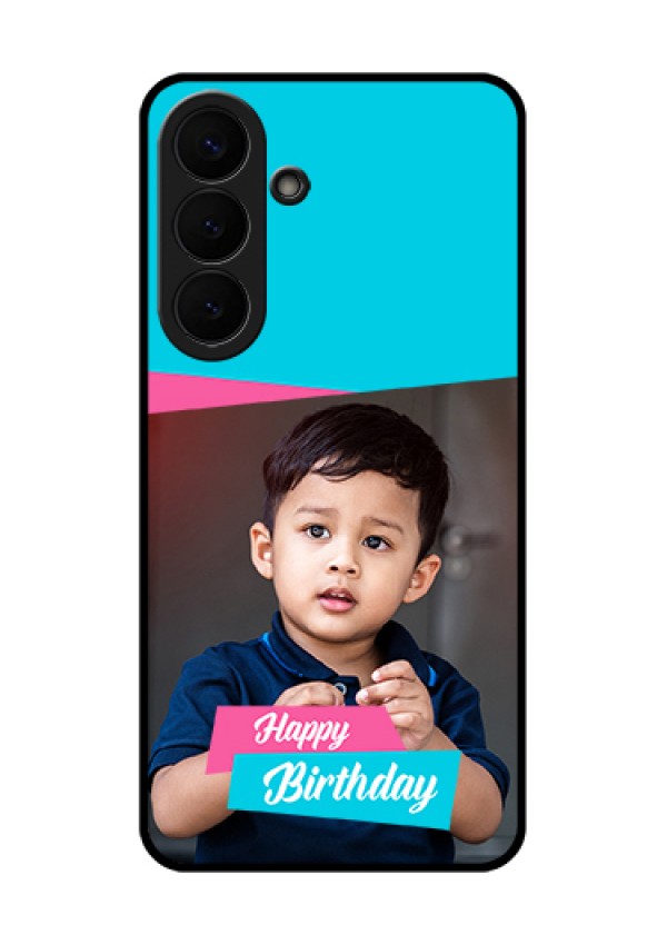 Samsung Galaxy S26 Plus 5G Custom Glass Phone Case - Image Holder With 2 Color Design