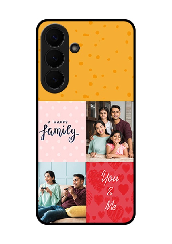 Samsung Galaxy S26 Plus 5G Custom Glass Phone Case - Images With Quotes Design