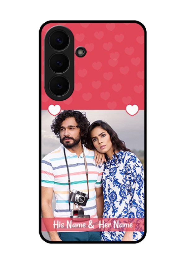 Samsung Galaxy S26 Plus 5G Custom Glass Phone Case - Simple Love Design