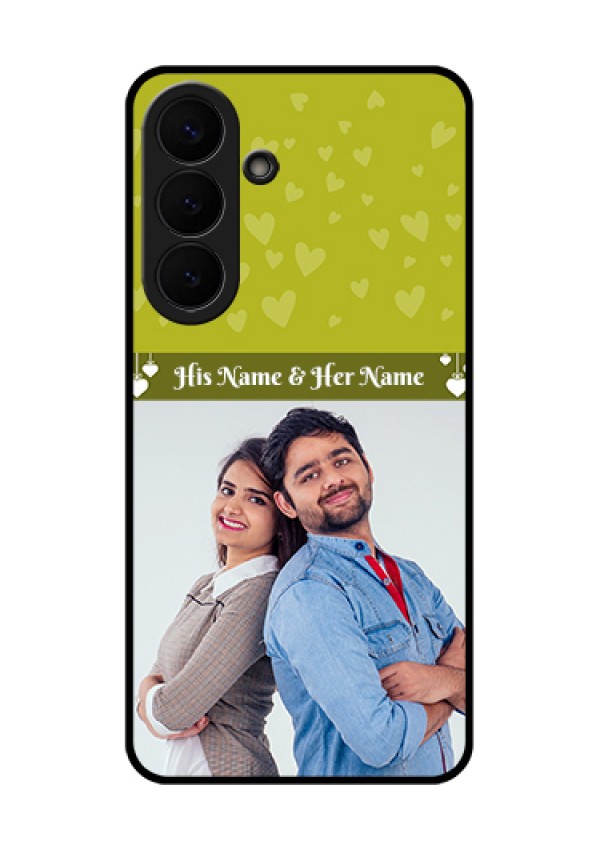 Samsung Galaxy S26 Plus 5G Custom Glass Phone Case - You & Me Heart Design
