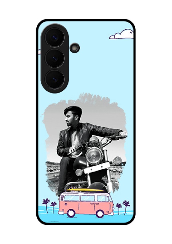 Samsung Galaxy S26 Plus 5G Custom Glass Phone Case - Travel & Adventure Design