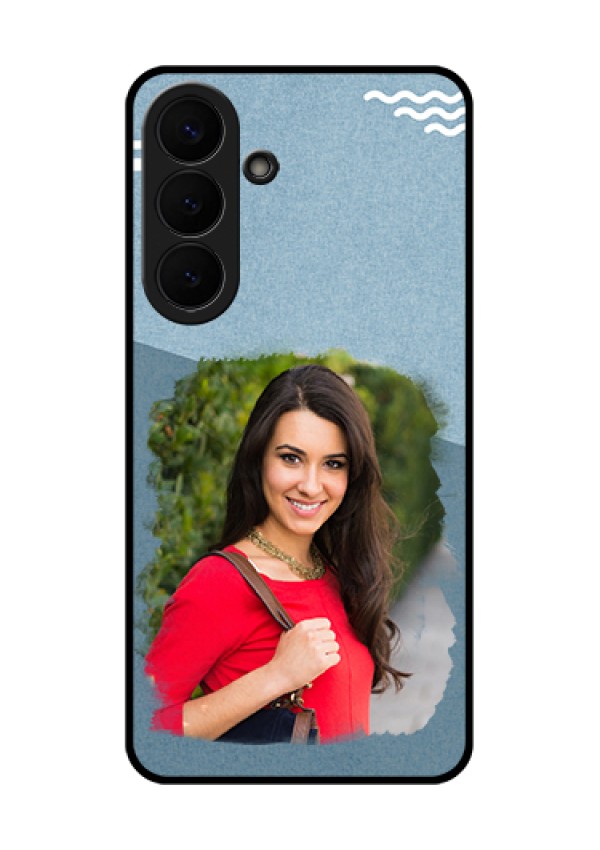 Samsung Galaxy S26 Plus 5G Custom Glass Phone Case - Grunge Line Art Design