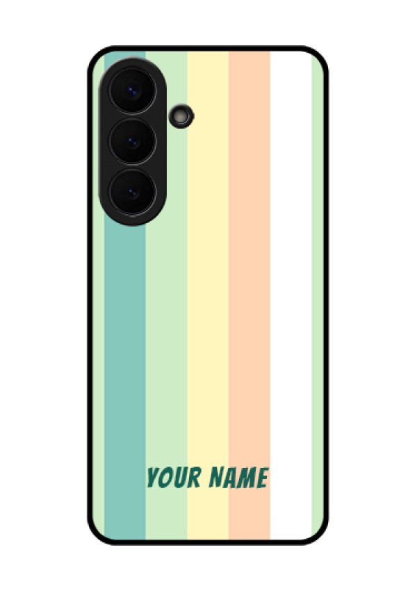 Samsung Galaxy S26 Plus 5G Custom Glass Phone Case - Multi - Colour Stripes Design