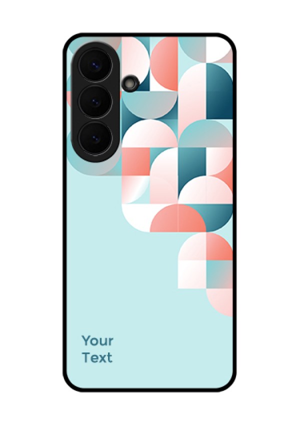 Samsung Galaxy S26 Plus 5G Custom Glass Phone Case - Stylish Semi - Circle Pattern Design