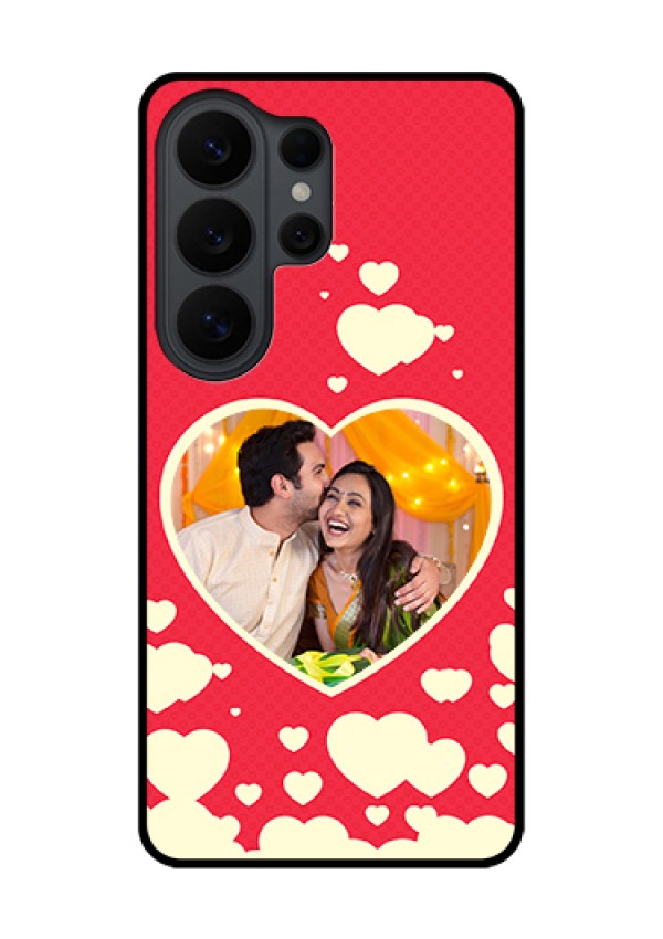 Samsung Galaxy S26 Ultra 5G Custom Glass Phone Case - Love Symbols Phone Cover Design