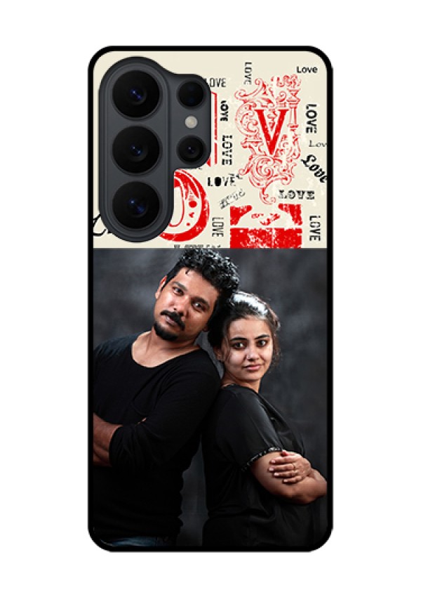 Samsung Galaxy S26 Ultra 5G Custom Glass Phone Case - Trendy Love Design Case