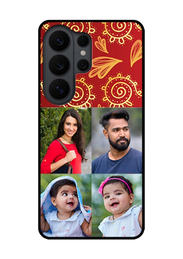 Samsung Galaxy S26 Ultra 5G Custom Glass Phone Case - 4 Image Traditional Design