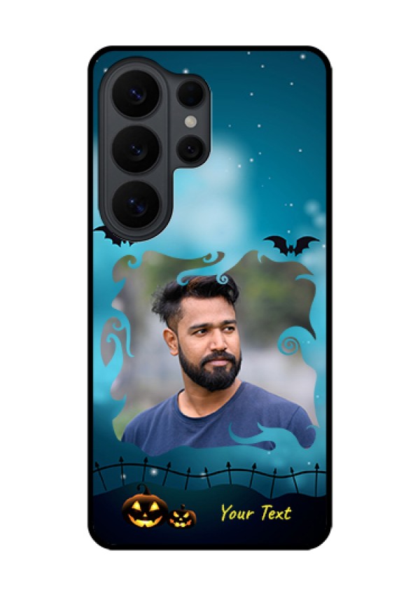 Samsung Galaxy S26 Ultra 5G Custom Glass Phone Case - Halloween Frame Design