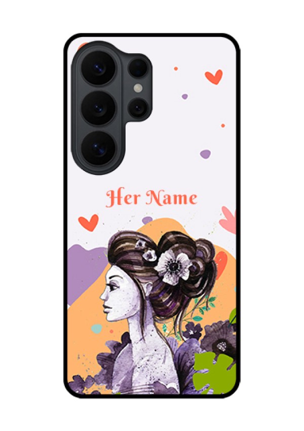 Samsung Galaxy S26 Ultra 5G Custom Glass Phone Case - Woman And Nature Design