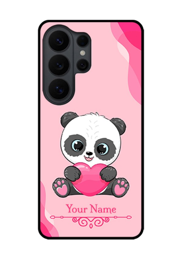 Samsung Galaxy S26 Ultra 5G Custom Glass Phone Case - Cute Panda Design