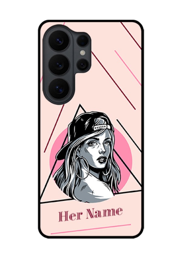 Samsung Galaxy S26 Ultra 5G Custom Glass Phone Case - Rockstar Girl Design