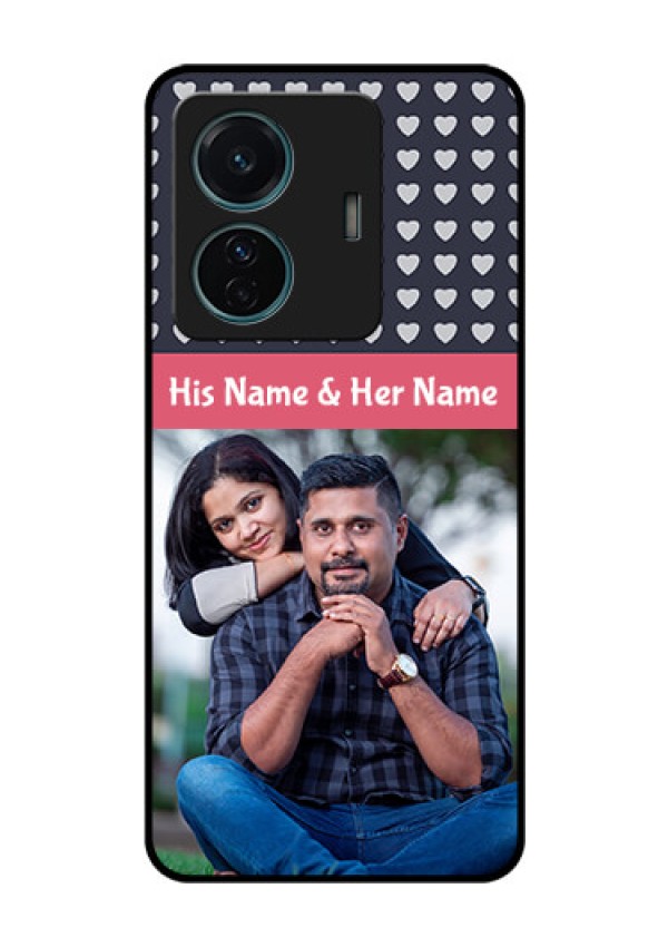 Vivo T1 Pro 5G Custom Glass Mobile Case - Love Symbols Design