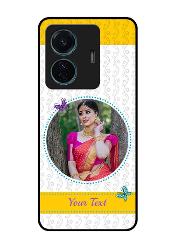 Vivo T1 Pro 5G Custom Glass Mobile Case - Girls Premium Case Design