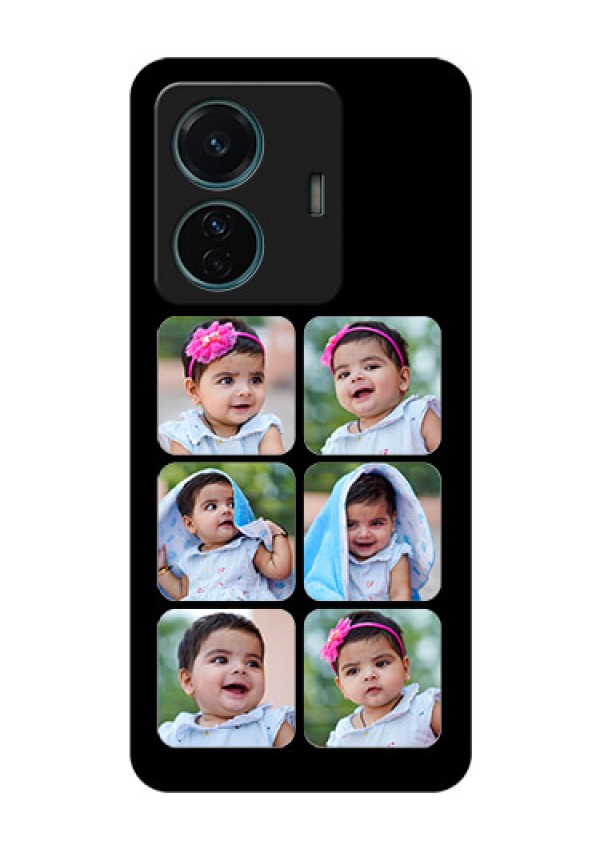 Vivo T1 Pro 5G Photo Printing on Glass Case - Multiple Pictures Design