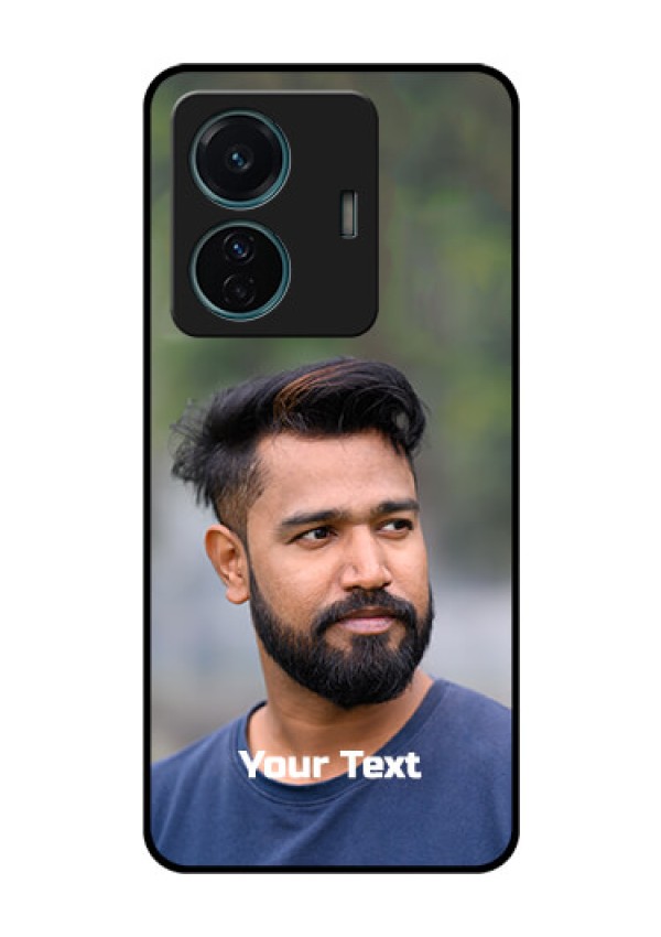 Vivo T1 Pro 5G Glass Mobile Cover: Photo with Text