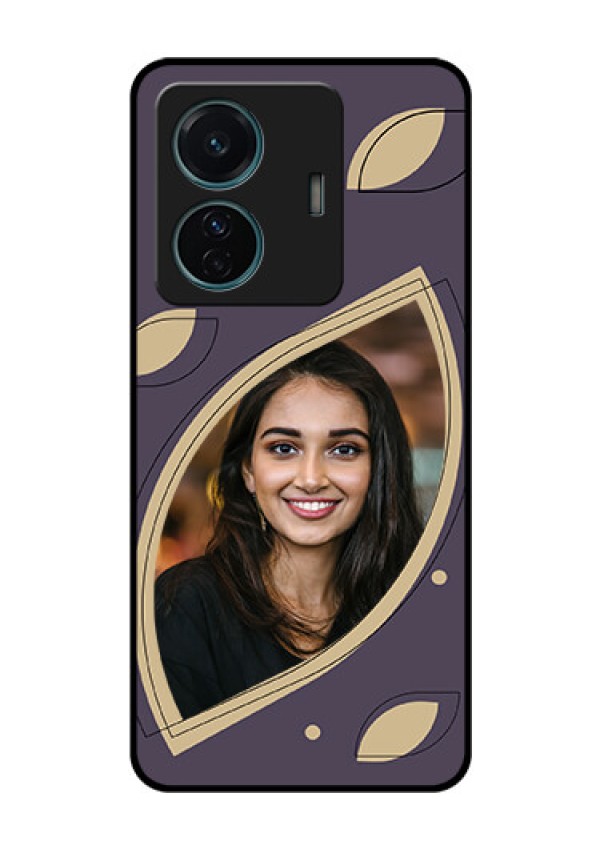 Vivo T1 Pro 5G Custom Glass Mobile Case - Falling Leaf Design