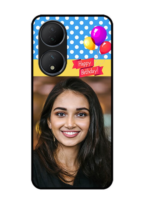 Vivo T2 5G Custom Glass Mobile Case - Happy Birthday Design
