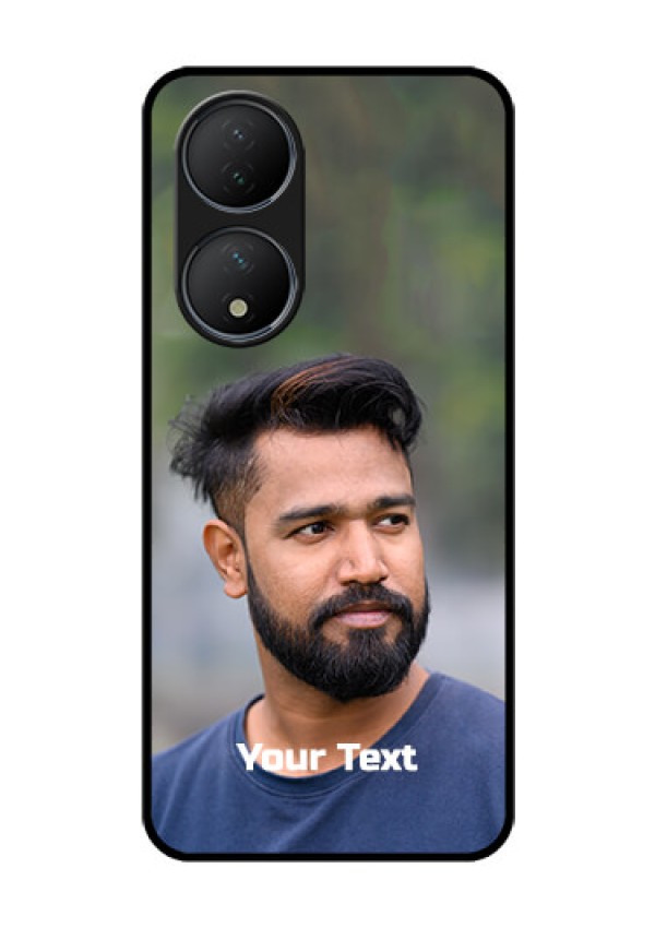 Vivo T2 5G Glass Mobile Cover: Photo with Text
