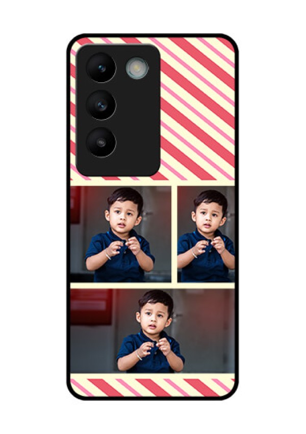 Vivo T3 5G Custom Glass Phone CasePicture Upload Mobile Case Design