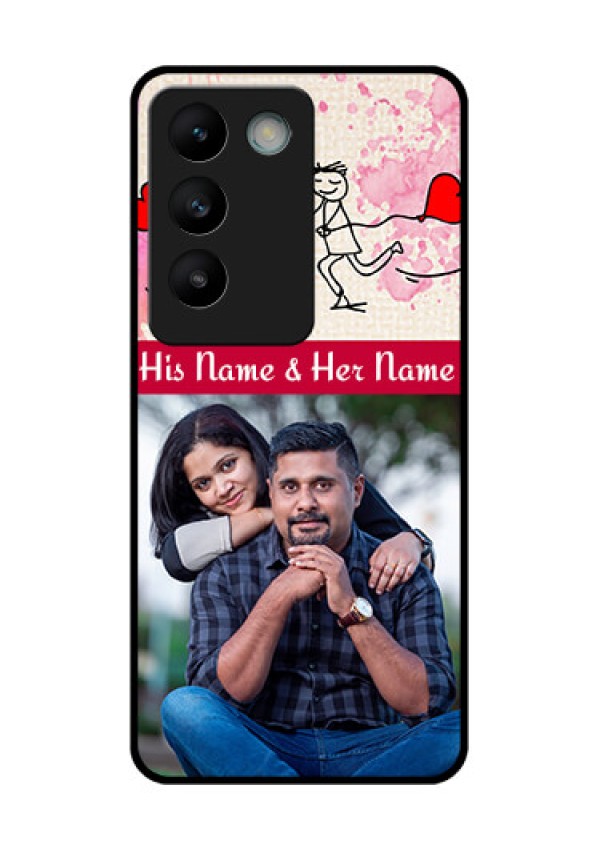 Vivo T3 5G Custom Glass Phone CaseYou And Me Case Design