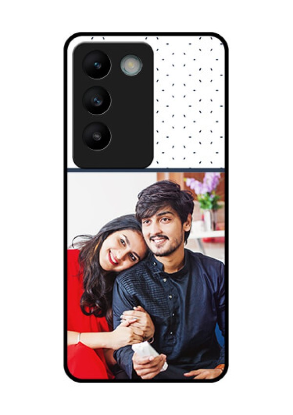 Vivo T3 5G Custom Glass Phone CasePremium Dot Design