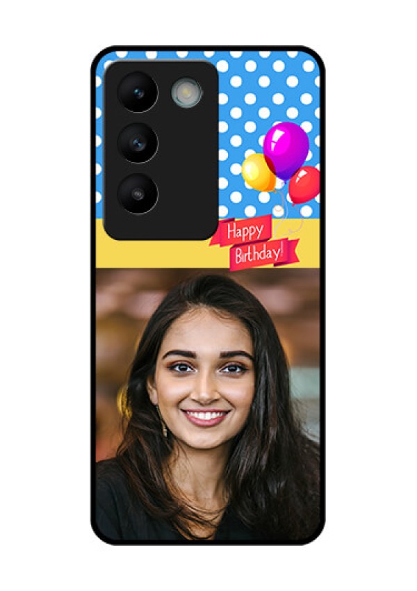 Vivo T3 5G Custom Glass Phone CaseHappy Birthday Design