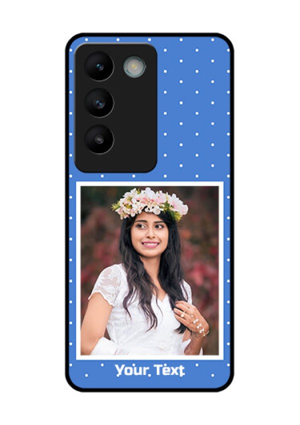 Vivo T3 5G Custom Glass Phone CasePolka Dots Design