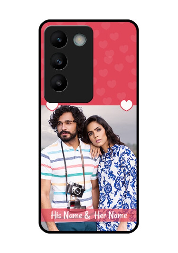 Vivo T3 5G Custom Glass Phone CaseSimple Love Design
