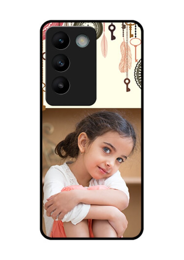 Vivo T3 5G Custom Glass Phone CaseBoho Style Design
