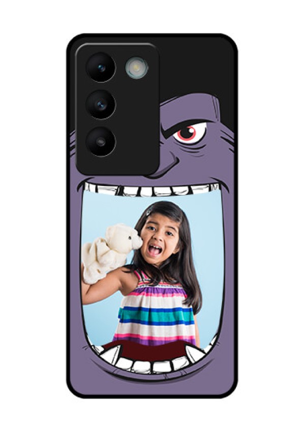 Vivo T3 5G Custom Glass Phone CaseAngry Monster Design