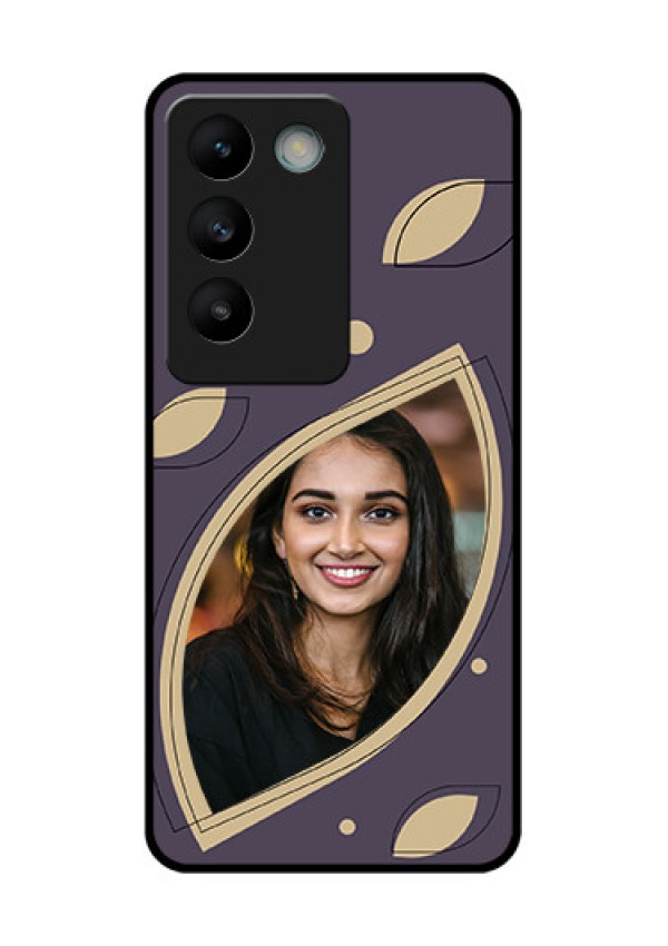 Vivo T3 5G Custom Glass Phone CaseFalling Leaf Design