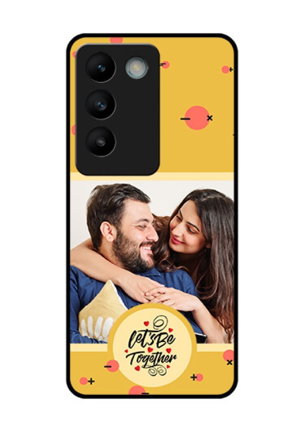 Vivo T3 5G Custom Glass Phone CaseLets Be Together Design