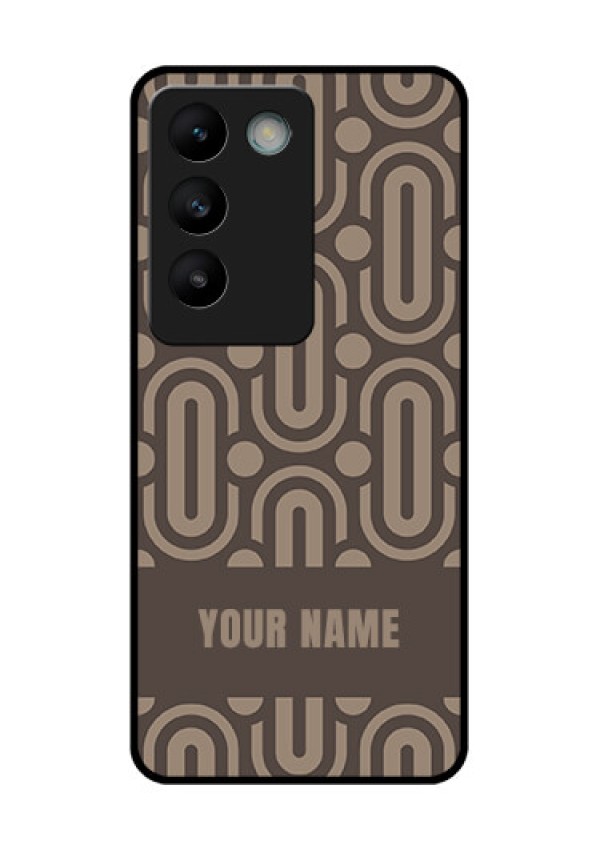 Vivo T3 5G Custom Glass Phone CaseCaptivating Zero Pattern Design