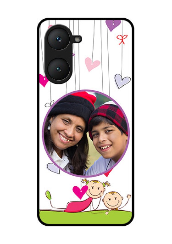 Vivo T3 Lite 5G Custom Glass Phone Case - Cute Kids Phone Case Design