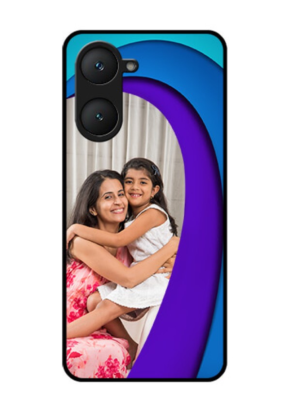 Vivo T3 Lite 5G Custom Glass Phone Case - Simple Pattern Design