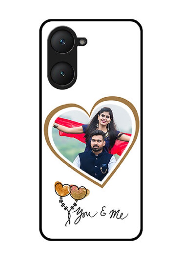 Vivo T3 Lite 5G Custom Glass Phone Case - You and Me Design