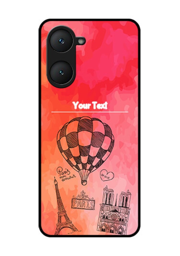 Vivo T3 Lite 5G Custom Glass Phone Case - Paris Theme Design