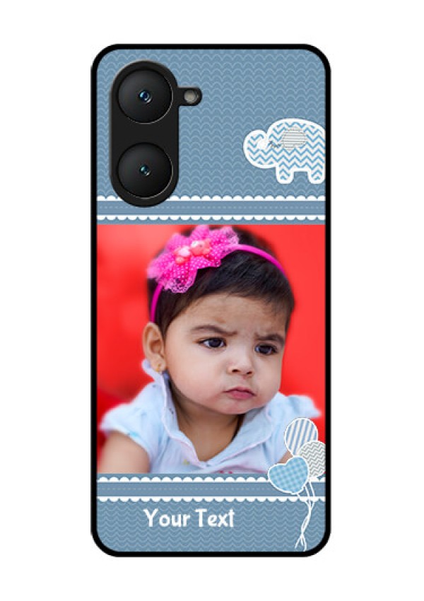 Vivo T3 Lite 5G Custom Glass Phone Case - With Kids Pattern Design